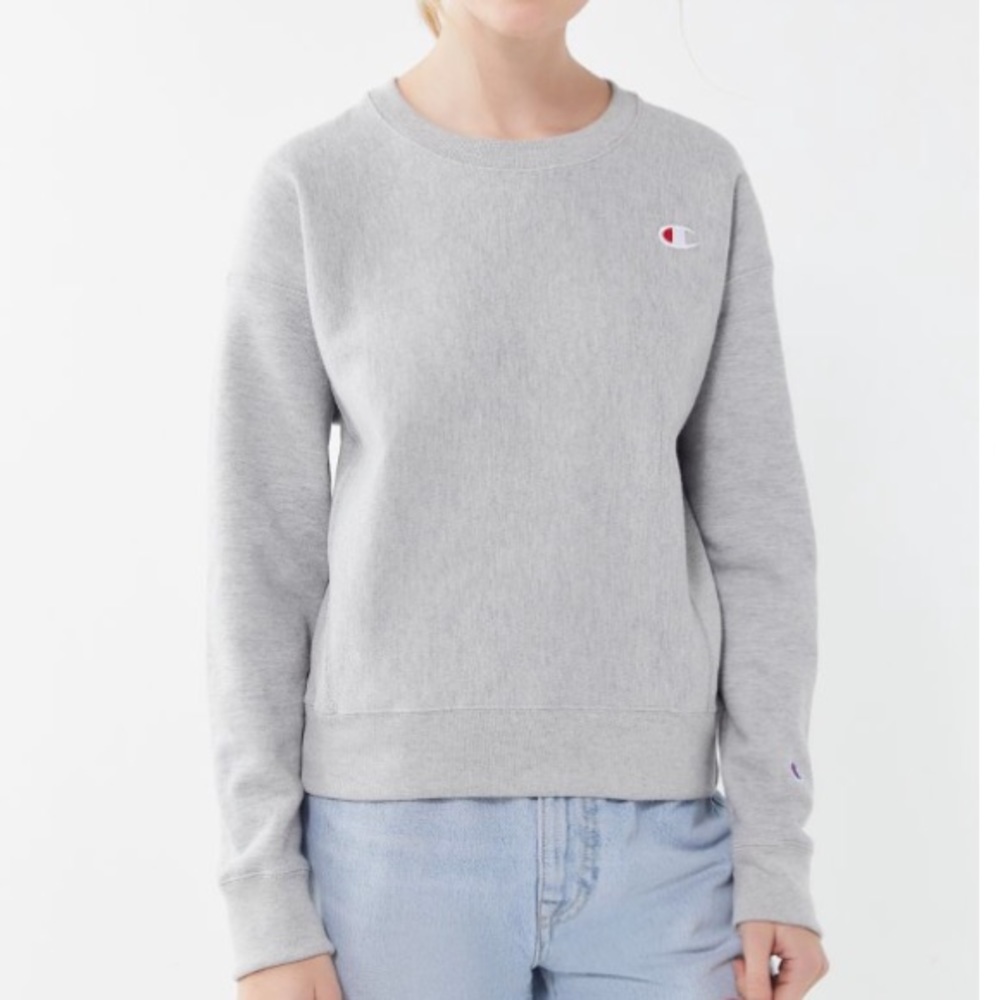 grey champion reverse weave sweater